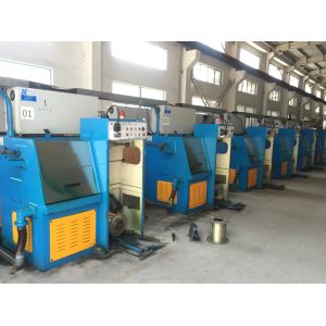 Cheap Iron Cast Fine Copper Wire Drawing Machine With Flat Belts And Timing Belts Transmission for sale