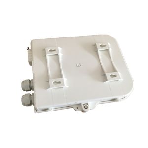 White PC Material Fiber Optic Termination Box 16 Core For CATV System
