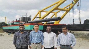 Auger Head Sand Suction Dredger for River