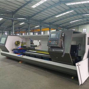 Cheap CK6150 Flat Bed CNC Lathe 500mm Swing 1500mm Workpiece for sale