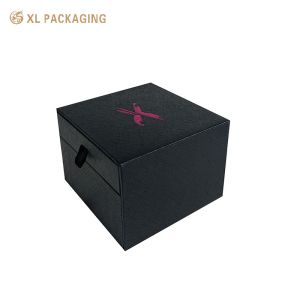 XL Packaging Custom Luxury Boxes Custom Logo Paper Black Perfume Box Packaging