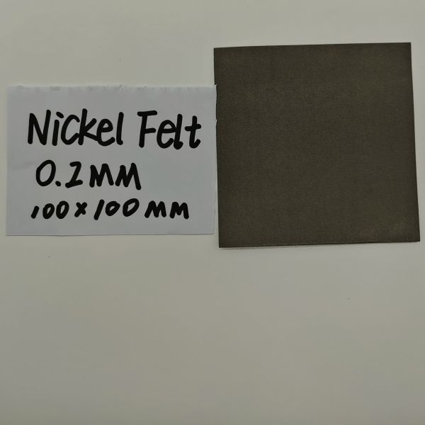 Quality 0.2mm Nickel Felt Environmentally Friendly Metal Porous Nickel Sintered Fiber Felt wholesale