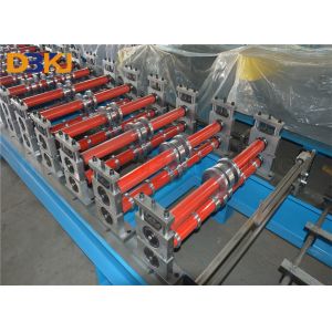 China 0.8mm Iron Sheet Roof Panel Roll Forming Machine Pillar Transmission on sale