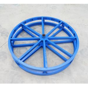 China Heavy-Duty Cable Drum Jack with 20-50 KN Rated Load and 800-1200mm Diameter Pallet for Smooth Cable Pay-Off on sale