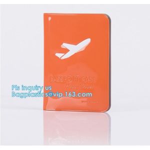 shinny promotion PVC Passport cover or Passport Case, PU and PVC grid card