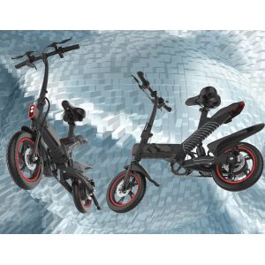 Home Folding Road Bike 12 Inch Wheel Triangular Stable Stucture Design