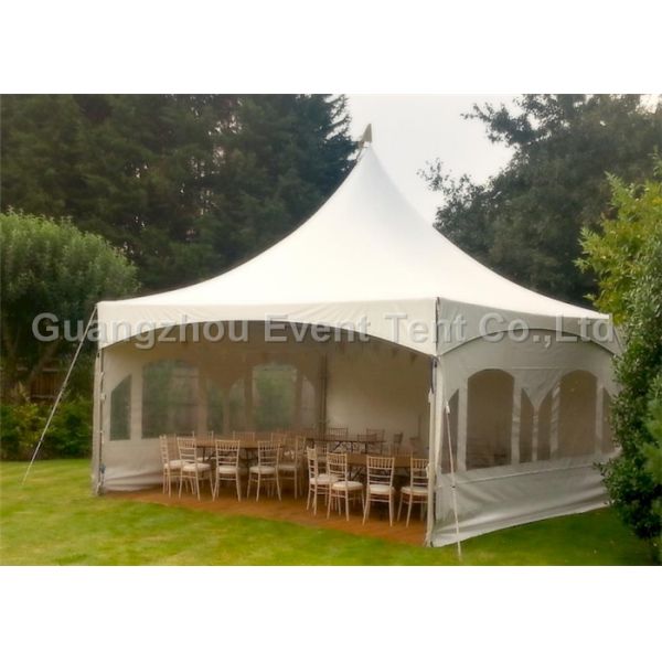 6m X 6m Heavy Duty Garden Gazebo Aluminum Profiles For Garden Camping Tear Resistant