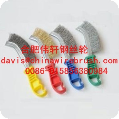 Quality Stainless Steel Knife Brushes with Plastic Handle wholesale
