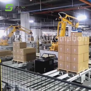 Payload 120kg Palletising Robot Automation Industrial Robot Palletizer System