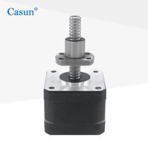 42x42mm NEMA 17 Ball Screw Stepper Motor With SFK0802 Linear Actuator Motor