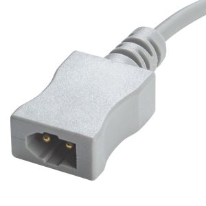 Compatible Temperature Adapter 6.3 Mono Plug To Rectangular Dual Pin YSI400