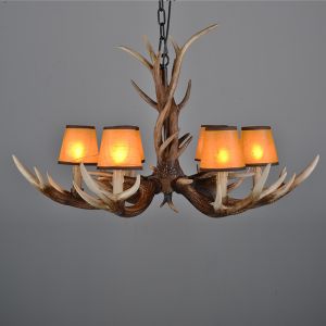 Dining room stag horn chandeliers for indoor home Lighting Fixtures (WH-AC-09)