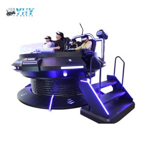 Cheap VR Simulator VR Chair 5 Seats Roller Coaster VR UFO 9D Game Machine for sale