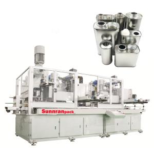 Cheap Automatic 5L Tin Can Making Machine 80CPM Output For Rectangular Can for sale