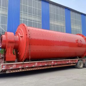 Red Industrial Grinding Ball Mill Machine for Mining Process