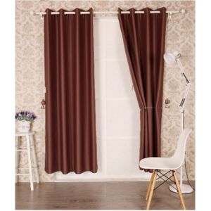Polyester Black Out Window Curtain