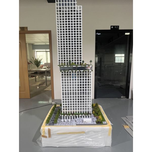 High Rise Office Building Model Architectural Scale Model Commercial Skyscraper