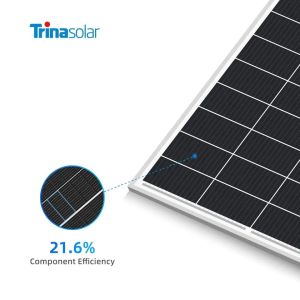 Trina's Bifacial N Type TOPCon Panel 210mm Half Cut Cell for Optimal Performance