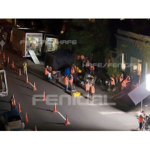 China Railway Check And Tunnel Work Construction 110cm Tripod LED Balloons on sale