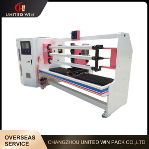 Textured Paper Foam Tape Cutting Machine Three Shaft Three Blade