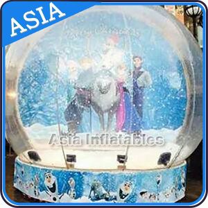 Olaf Inflatable Snow Globe Advertising Inflatable Bubble Tent With Frozen