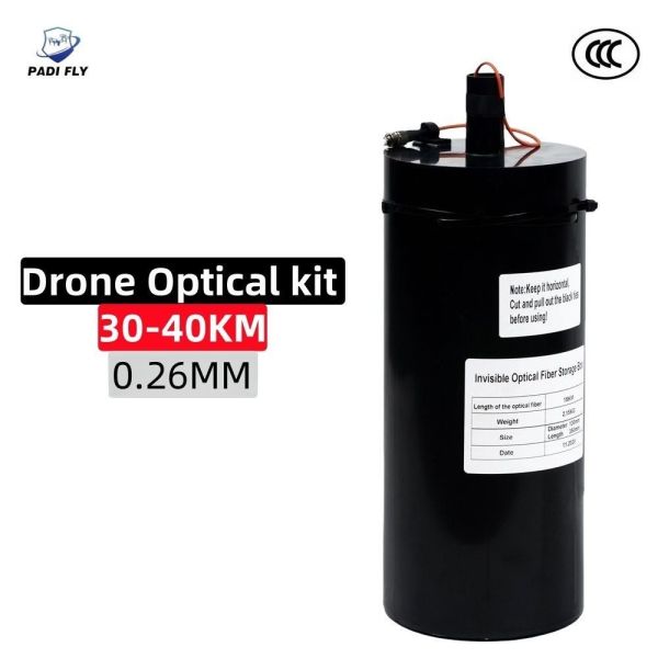 30-40km Ultra Long Distance 0.26mm Portable Fibre Optic Kit with Drone Anti