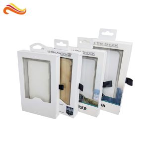 Mobile Phone Case Electronics Packaging Window Box Spot UV/ Hot Stamping