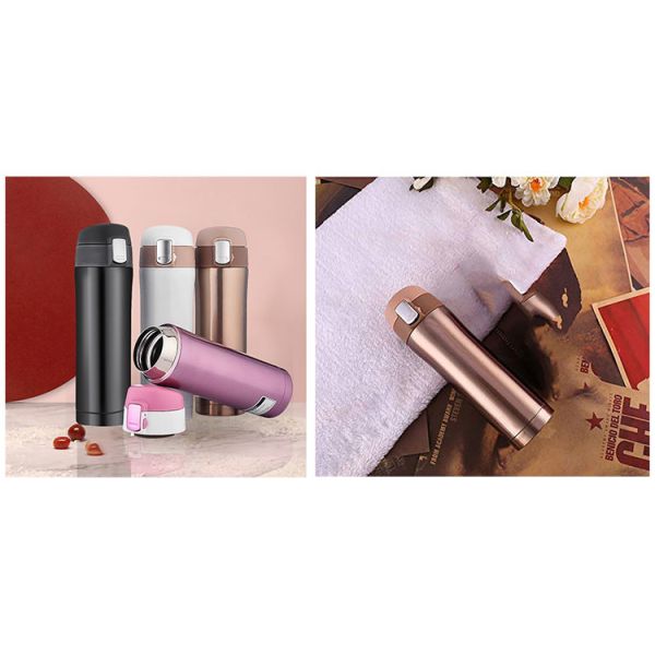 Quality 450ml 65x237mm 15 Ounce Thermos Drinking Cup wholesale