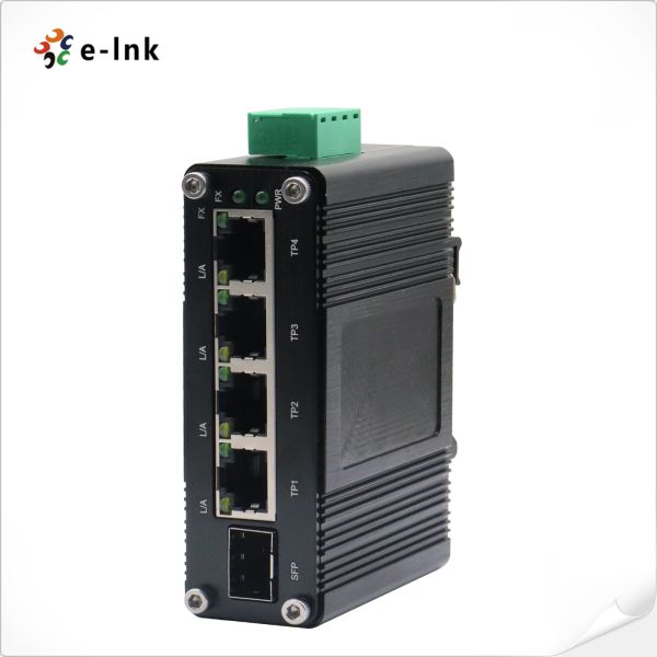 Quality Mini Industrial 4-Port 10/100/1000T + 1-Port 100/1000X SFP Gigabit Ethernet Switch wholesale