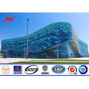 Parking Light Polygonal High Mast Pole With Lifting System Raising and Lifting