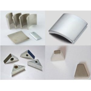 High Power Generator Neodymium Magnet Ni Cu Ni Coating Arc NdFeB Magnet