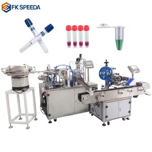 Compact 3-10ml Prp Plastic Test Tube Filling and Sealing Machine for Small