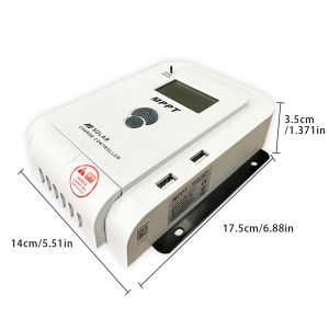 Max PV Power MPPT 12V 24V Auto Regulator Home Solar Panel Battery Charge