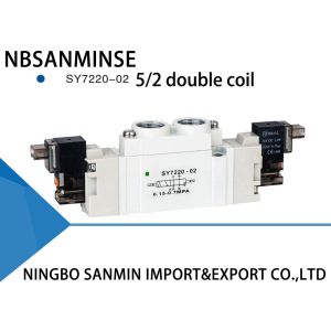 SY7000 Small Smc Solenoid Valve Manifold Mounted Individually High Reliability