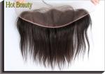 Virgin Human Hair Lace Closure 4 Inch By 13 Inch Frontal Natural Black Silk