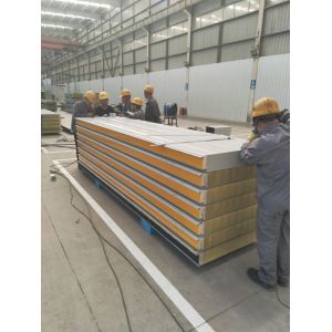 Polyurethane Edge Rock Wool Acoustic Panel Soundproof Customized For Warehouses