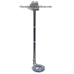 TEFLON PTFE Fluoropolymer Bottom Electric Immersion Heaters Chemical Heating