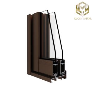 ​Reinforced 8mm Groove Aluminium Door Frame Profile With Anti-Scratch Surface