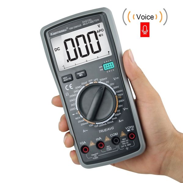 Quality Intelligent Voice Multitester Auto Range Multifunction Laboratory Equipment Resistor Tester Digital Multimeter wholesale