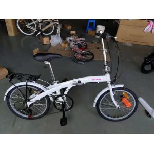 Double V Brake System Aluminum Alloy Folding Bike Frame for 20 Inch Foldable