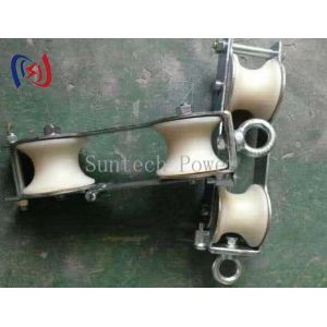 2KN Double Sheaves OPGW Stringing Tools Cable Stringing Fiber Optic Block