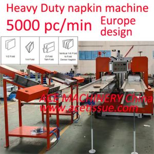 4 Lanes High Speed Napkin Tissue Paper Machine Heavy Duty Paper Napkin Machine