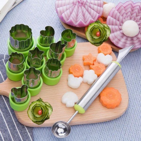 Quality Fruit And Vegetable Cutter Shapes Set Tool For Kitchen Baking wholesale