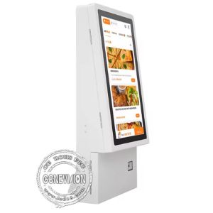 Self-Service Kiosk 27" with Built-in Printer QR Scanner Manufacturer Android or