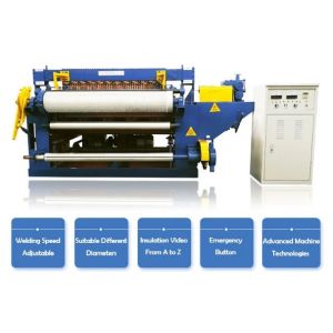 1500mm Wire Cage Welding Machine , Chicken Wire Mesh Machine