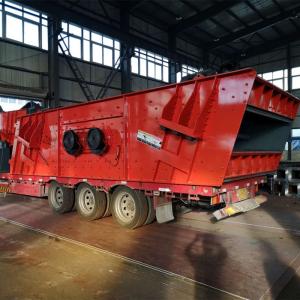 Cheap 11KW Mining Vibrating Screen Machine 80t/H-240t/H Handling Capacity for sale