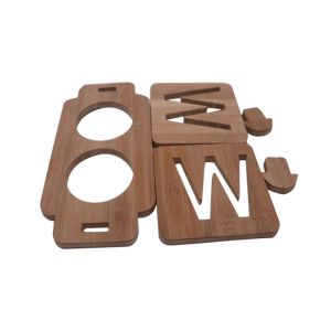 Protect Cervical Spine Easy Cleaning Ceramic Pet Feeder with Adjustable Bamboo