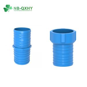 2-6 Inch Blue Layflat Hose Fittings Plastic End Plug PP End Cap PVC Coupling for