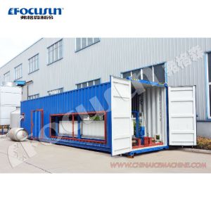Water Cooling Direct Cooling System Containerized Ice Block Making Machine 10