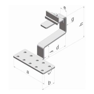 Home Rooftop Solar Mounting Systems Flexible Solar Racking Roof Hooks Innovative Design